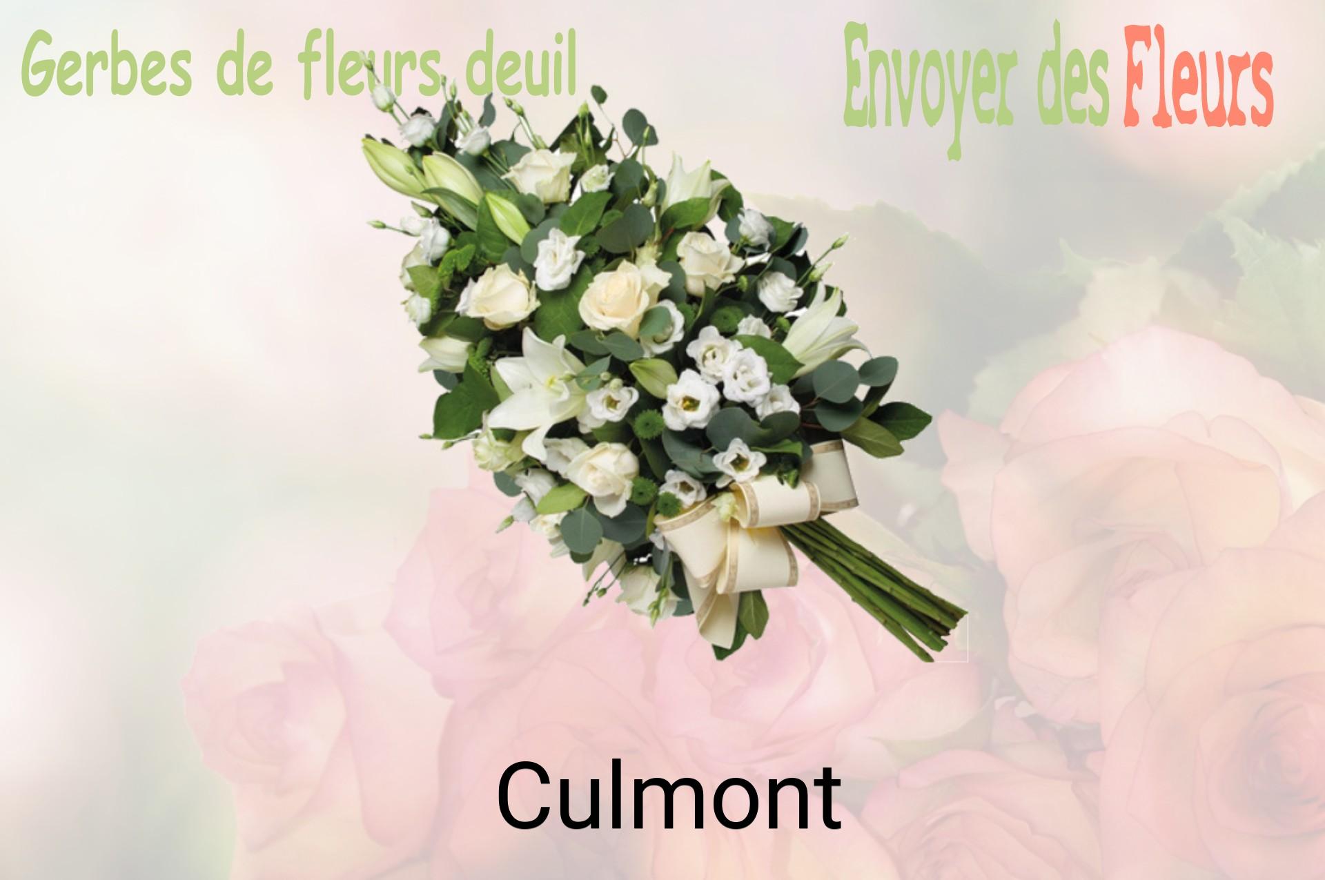 Gerbe de fleurs de deuil livrée à Culmont